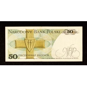 Polska, PRL (1944-1989), 50 ZŁOTYCH 9.05.1975, seria F.