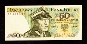 Poland, People's Republic of Poland (1944-1989), 50 ZŁOTCH 9.05.1975, BR series.