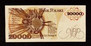 Poland, PRL (1944 - 1989), 20000 ZŁOTYCH 1.02.1989, S series.