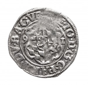 Germany, Palatinate (Pfalz) - Veldenz, George John, 1/2 Batzen (2 krajcars) 1591