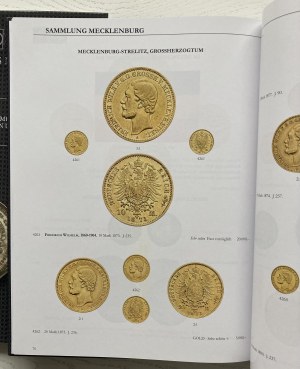 BUSSO auction catalog set, Jurgen Baur collection Cologne and adjacent areas and Mecklenburg.