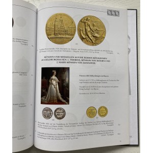 Katalog aukcyjny firmy BUSSO, kolekcja Petera Kressa, Saksonia - Hildburghausen.