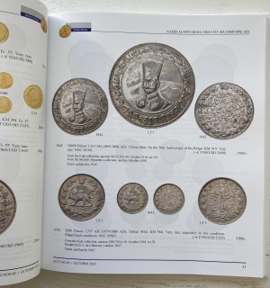 SINCONA auction catalog, Persian and Iranian coin collection, part I, 23.10.2023.