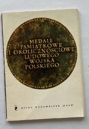 Medals of the People's Army of Poland, set of 9 postcards, Goslawski, 1970.