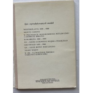 Medale Ludowego Wojska Polskiego, zestaw 9 pocztówek, Gosławski, 1970.