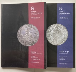 Two auction catalogs Damian Marciniak, Auction 9, 5-8.10.2019.