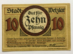 Germany, set of two 1920 vouchers.