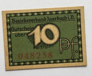 Germany, set of two 1920 vouchers.