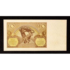 Polska, Generalna Gubernia, 10 złotych 1.03.1940, seria N.