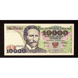 Polska, PRL (1944-1989), 10000 złotych, 1.12.1988, seria DK.