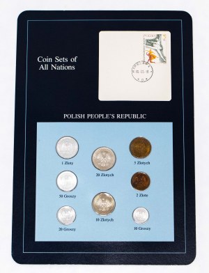 Poland, People's Republic of Poland, 1986 Coin Sets of All Nations (2)