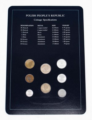Poland, People's Republic of Poland, 1986 Coin Sets of All Nations (3)