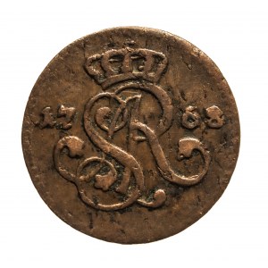 Polska, Stanisław August Poniatowski, 1/2 grosza 1768 G, Kraków.