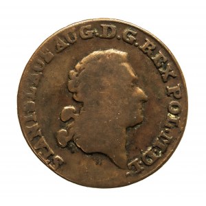 Polska, Stanisław August Poniatowski, trojak 1787 E.B. Warszawa.