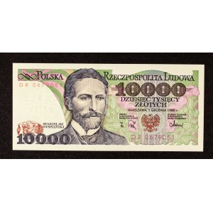 Polska, PRL, 10000 złotych 1.12.1988 Wyspiański, seria DR