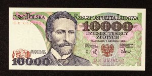 Poland, PRL, 10000 zloty 1.12.1988 Wyspiański, DR series