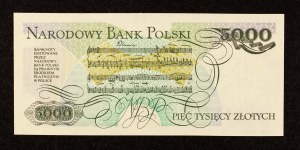 Poland, PRL, 5000 zloty 1.06.1982 Chopin, CL series