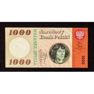 Polska, PRL, 1000 złotych 1965 Kopernik, seria K
