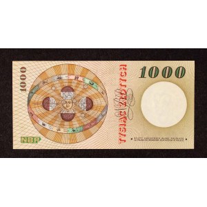 Polska, PRL, 1000 złotych 1965 Kopernik, seria K