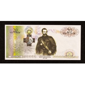 Polska od 1989 roku, Krotoszyn, 20 krotosów 2013, 150. Rocznica Wybuchu Powstania Styczniowego - miejski bon kolekcjonerski