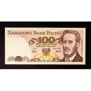 Polska, PRL, 100 złotych 17.05.1976, seria AG