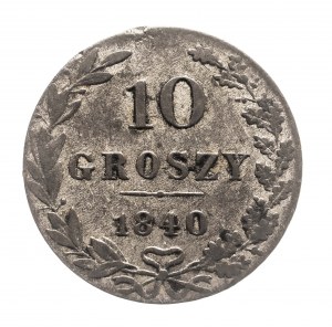 Kingdom of Poland, 10 groszy 1840, Warsaw.