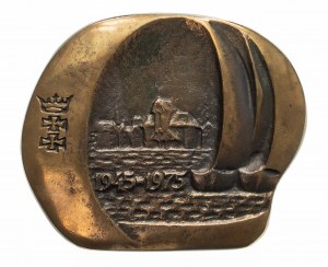 Poland, People's Republic of Poland, medal 30 years of sports and tourism of Gdansk province 1975.