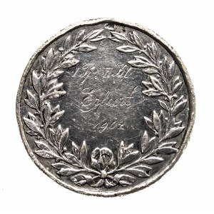 Niemcy, medal KRAFT HEIL! Szkoła (?) Erfurt 1902