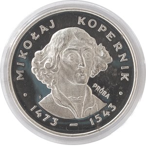 Polska, PRL, 100 złotych 1973 Mikołaj Kopernik, próba, srebro
