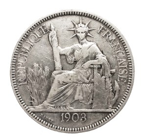French Indochina, piastra 1903 A, Paris