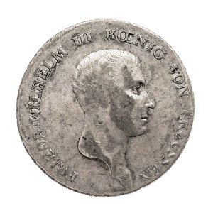Śląsk, panowanie pruskie, talar 1813 B, Kłodzko - rzadki
