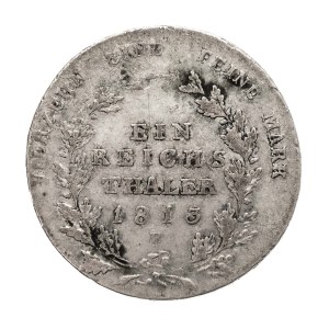 Śląsk, panowanie pruskie, talar 1813 B, Kłodzko - rzadki