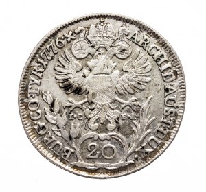 Austria, Maria Theresa, 20 krajcars 1776 I.C.F.A., Vienna