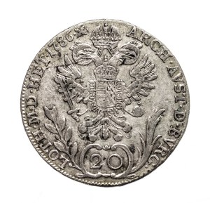 Austria, Joseph II, 20 krajcars 1786 A, Vienna
