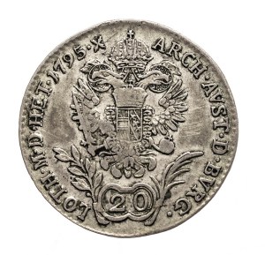 Austria, Francis II, 20 krajcars 1795 B, Kremnica