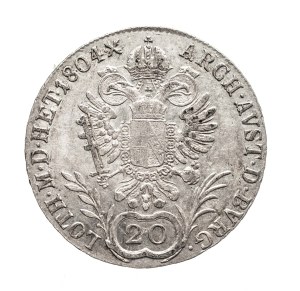 Austria, Francis II, 20 krajcars 1804 A, Vienna