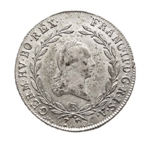 Austria, Francis II, 20 krajcars 1804 B, Kremnica