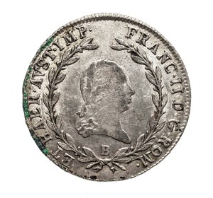 Austria, Francis II, 20 krajcars 1806 B, Kremnica