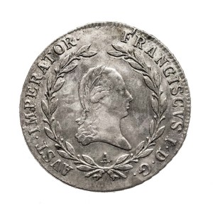 Austria, Franciszek II (I), 20 krajcarów 1808 A, Wiedeń