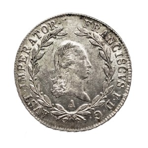 Austria, Franciszek II (I), 20 krajcarów 1808 A, Wiedeń (2)