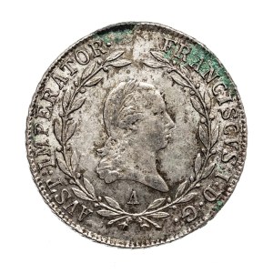 Austria, Franciszek II (I), 20 krajcarów 1810 A, Wiedeń