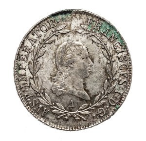 Austria, Francis II (I), 20 krajcars 1810 A, Vienna