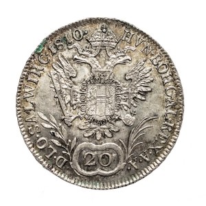 Austria, Franciszek II (I), 20 krajcarów 1810 A, Wiedeń