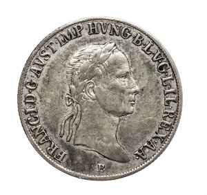 Austria, Francis II (I), 20 krajcars 1833 B, Kremnica