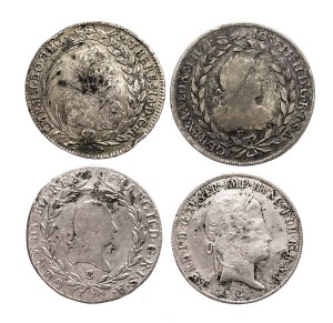 Austria, set of 4 20-carat coins 1771, 1774, 1803, 1847