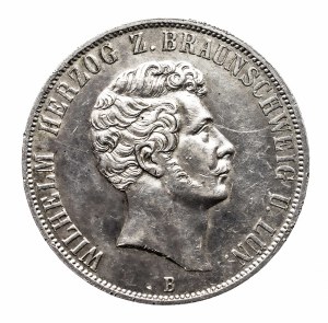 Germany, Brunswick-Lüneburg, Wilhelm, Double thaler 1856 - 25th anniversary of reign, Hanover