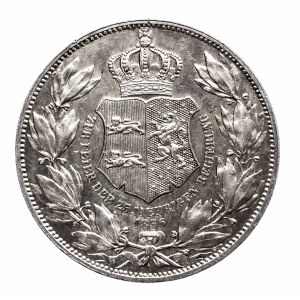 Niemcy, Brunszwik-Lüneburg, Wilhelm, Podwójny talar 1856 - 25-lecie panowania, Hanower