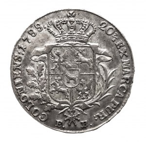 Poland, Stanislaw August Poniatowski, semi-talar 1788 EB, Warsaw
