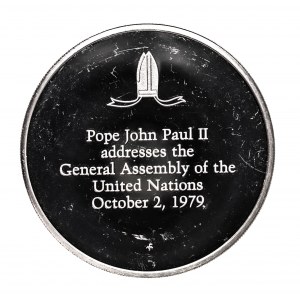 USA medal 1979 Jan Paweł II srebro