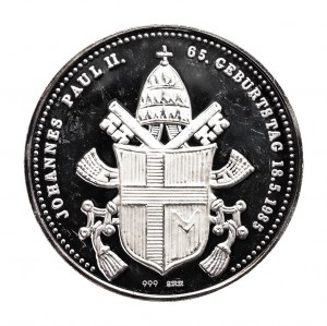 Germany, John Paul II medal from the 65th birthday sermon, 1985